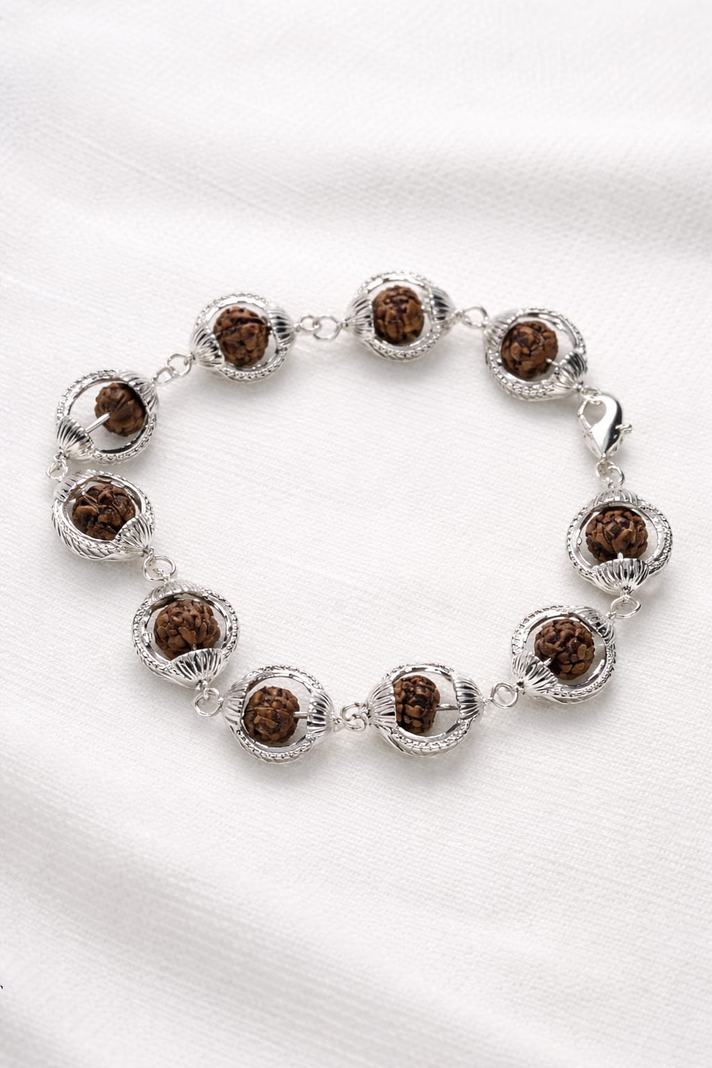 Handcrafted Rudraksha Bracelet | Spiritual & Stylish