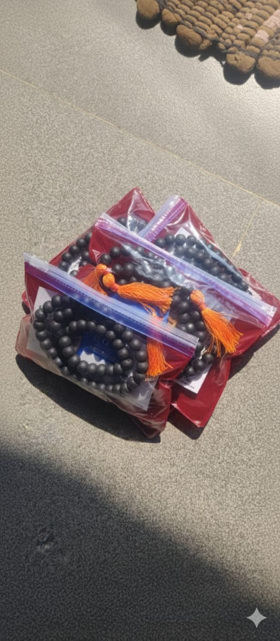 Authentic Karungali Beads Bracelet – Natural Blackwood Protection