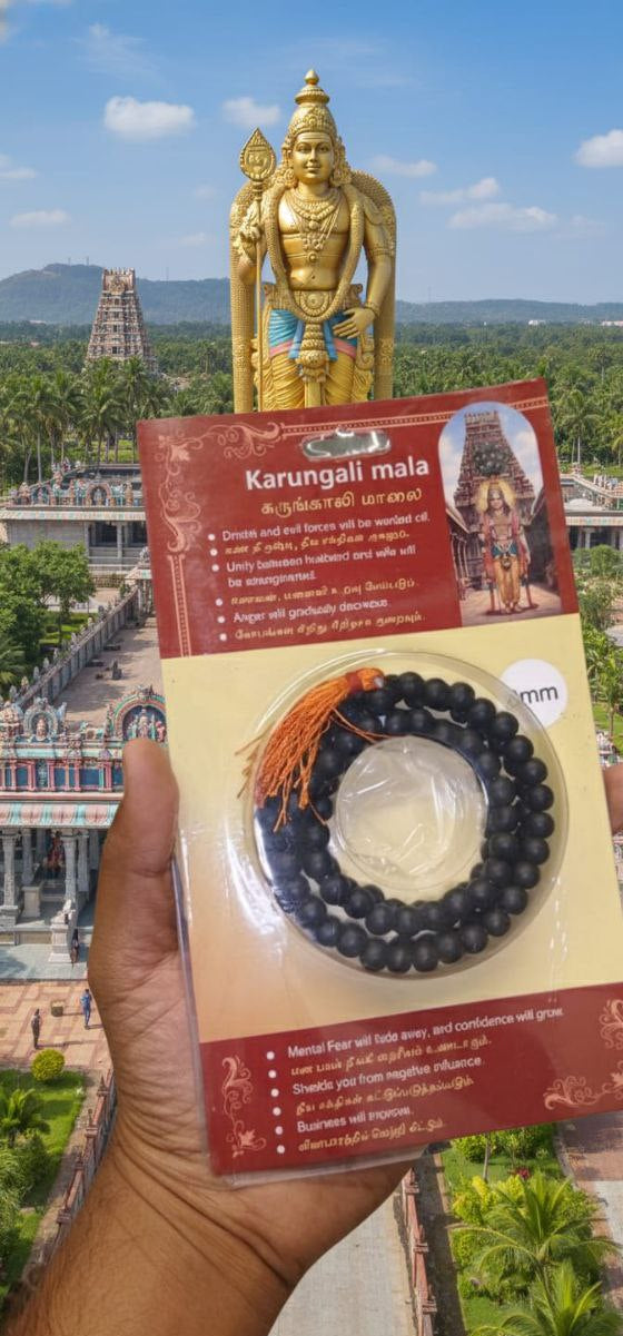 Original Karungali Wood Mala – Energy, Focus & Protection