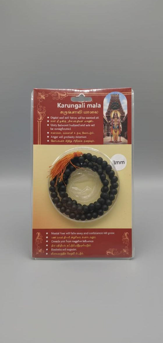 Original Karungali Wood Mala – Energy, Focus & Protection
