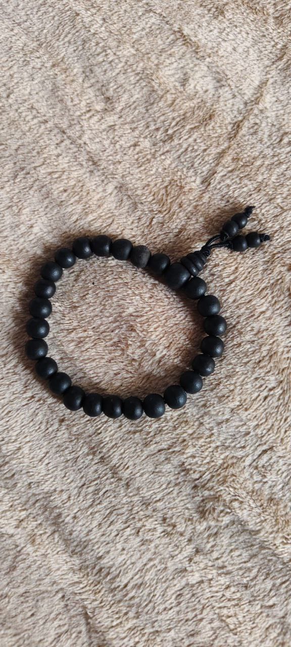 Authentic Karungali Beads Bracelet – Natural Blackwood Protection